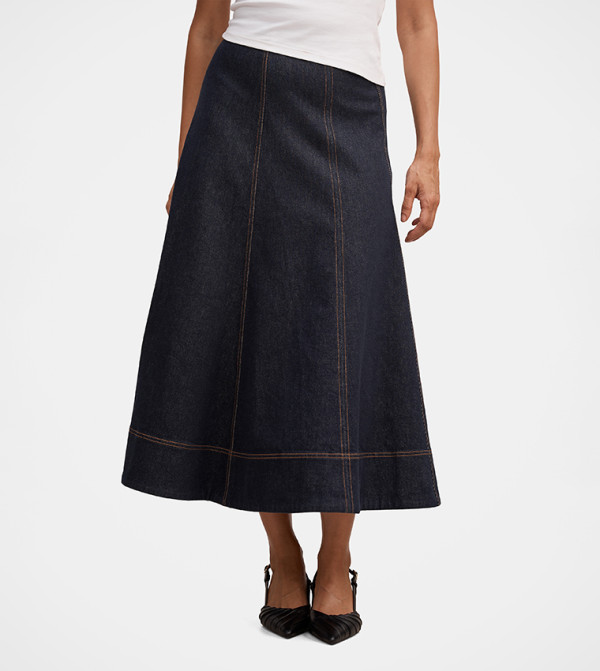 Forever New  Maxi Skirts - Blue Maxi Skirts