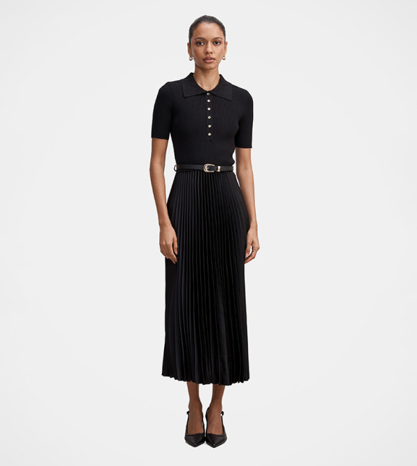 فوريفر نيو  فساتين حفلة - أسود Midi Dresses