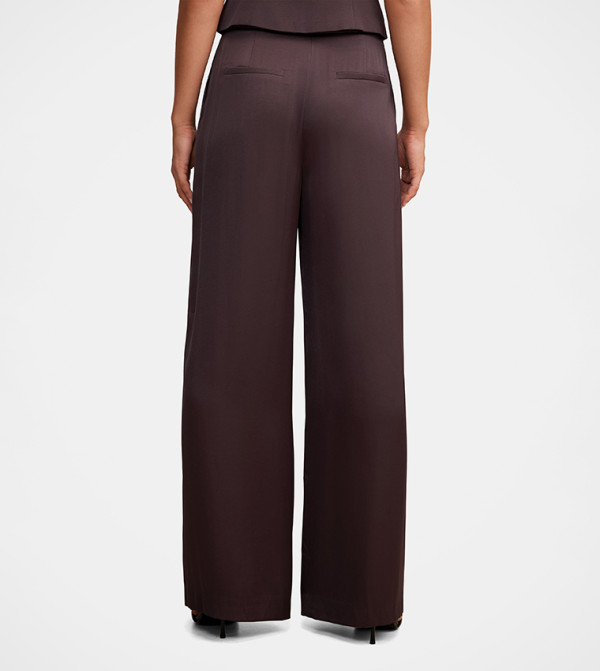 Forever New Pants & Leggings - Purple Casual Pants