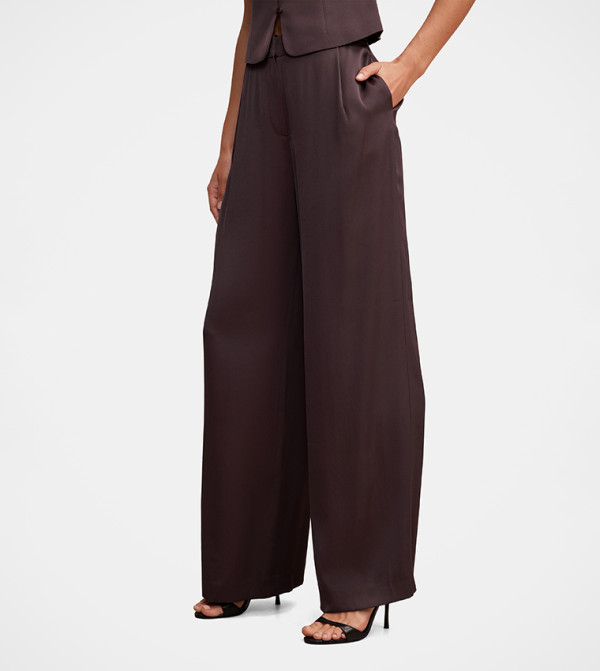 Forever New Pants & Leggings - Purple Casual Pants