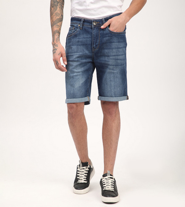 Beverly Hills Polo Club  Denim Shorts - Blue Denim shorts