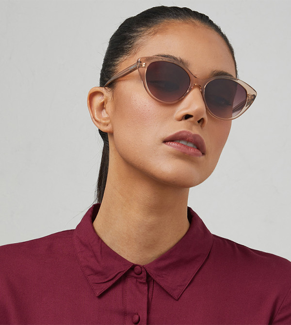 30Sundays  Cat Eye Sunglasses - Brown Cat Eye