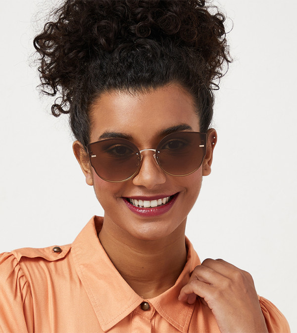 30Sundays  Cat Eye Sunglasses - Gold Cat Eye