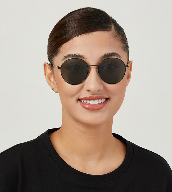 30 سندايز 30 سندايز - أسود Round Sunglasses