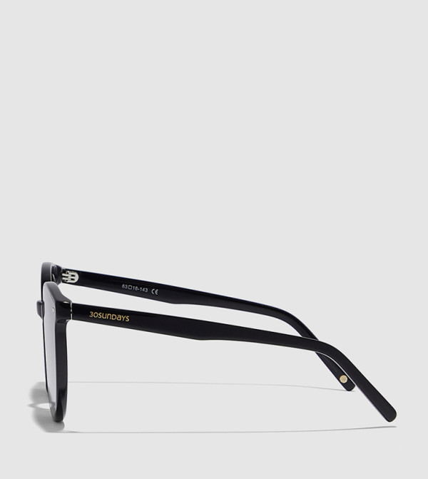 30Sundays  Round Sunglasses - Black Round Sunglasses