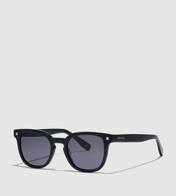 30 سندايز  مربعة - أسود Square Sunglasses