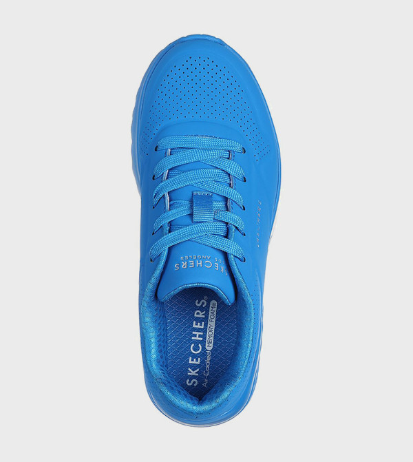 Skechers  holiday-ready-k - Blue Low Top