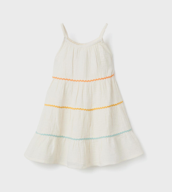 Ziddy Ziddy - LIGHT BEIGE Casual Dress