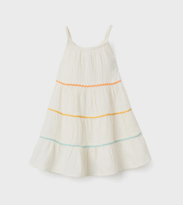 Ziddy Ziddy - LIGHT BEIGE Casual Dress