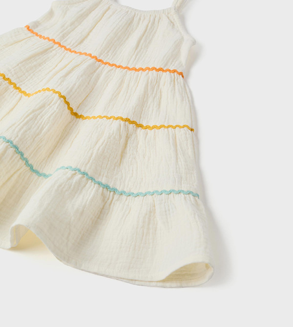 Ziddy Ziddy - LIGHT BEIGE Casual Dress