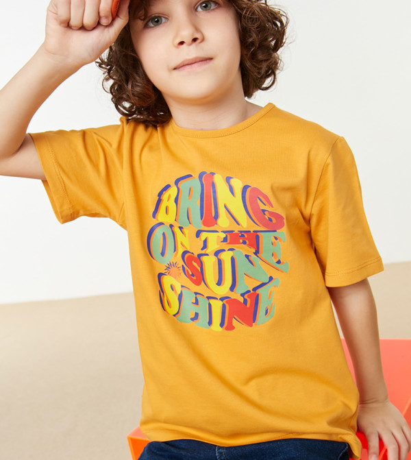 Trendyol Trendyol  - Yellow T-shirts