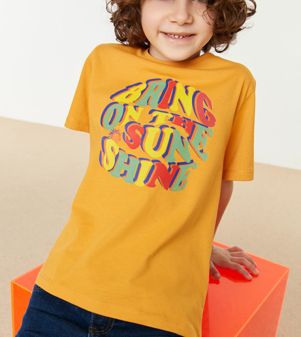 Trendyol Trendyol  - Yellow T-shirts