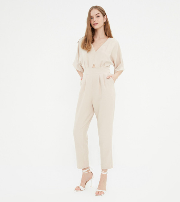 Trendyol Trendyol Best Picks - Beige Jumpsuit