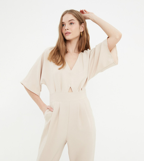 Trendyol Trendyol Best Picks - Beige Jumpsuit