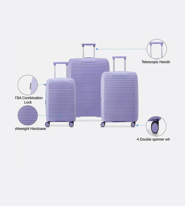 ديلسي ديلسي - بنفسجي  Trolley Bags & Luggage