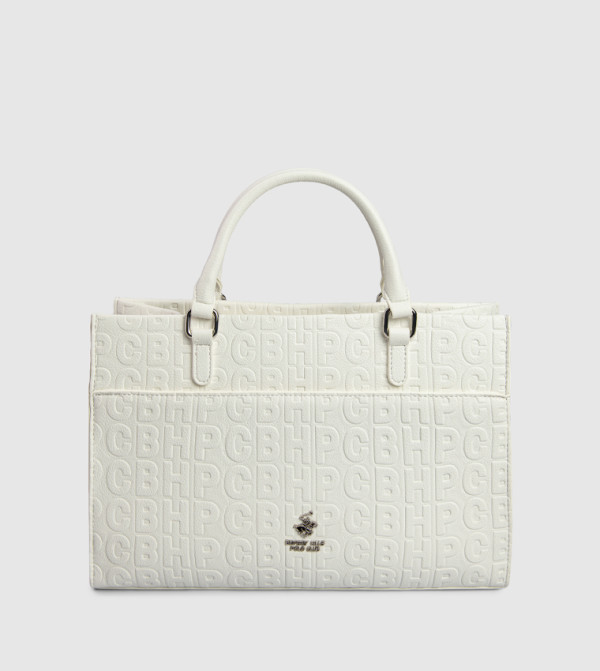 Beverly Hills Polo Club  - Off White Tote Bags