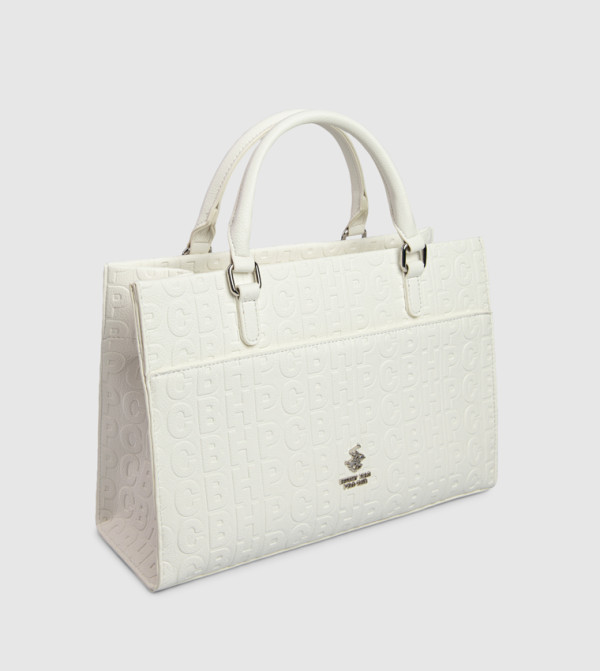 Beverly Hills Polo Club  - Off White Tote Bags
