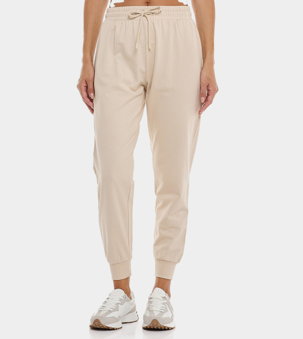 R&B  Clothing - Beige Joggers