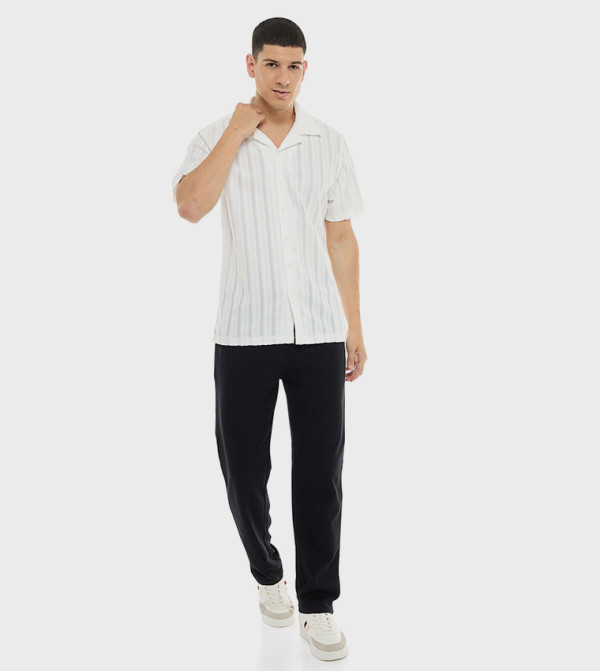 R&B  - White Casual Shirts