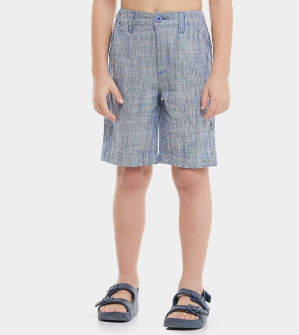 أر آند بي  ملابس - أزرق شورتات