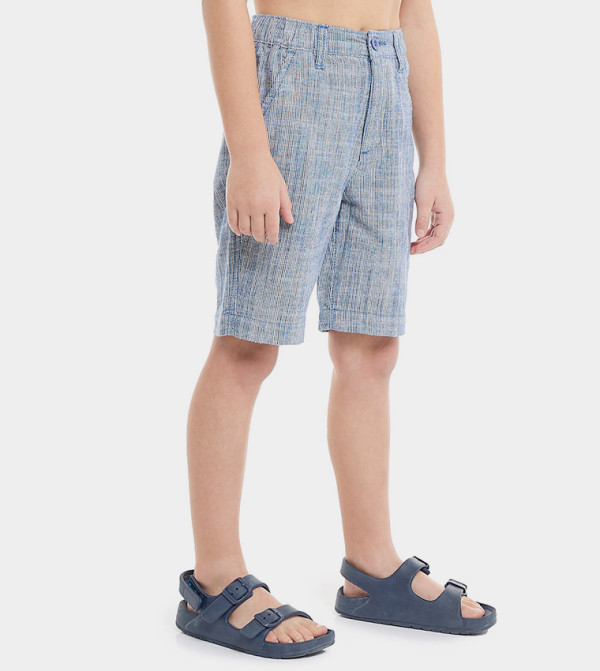 أر آند بي  ملابس - أزرق شورتات