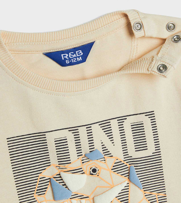 أر آند بي  playtime-picks-k - بيج T-shirts