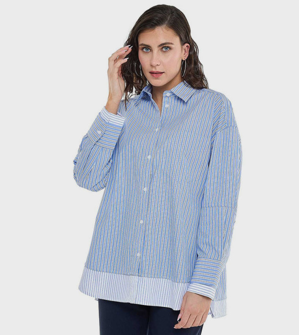 R&B  Clothing - Blue Tunics