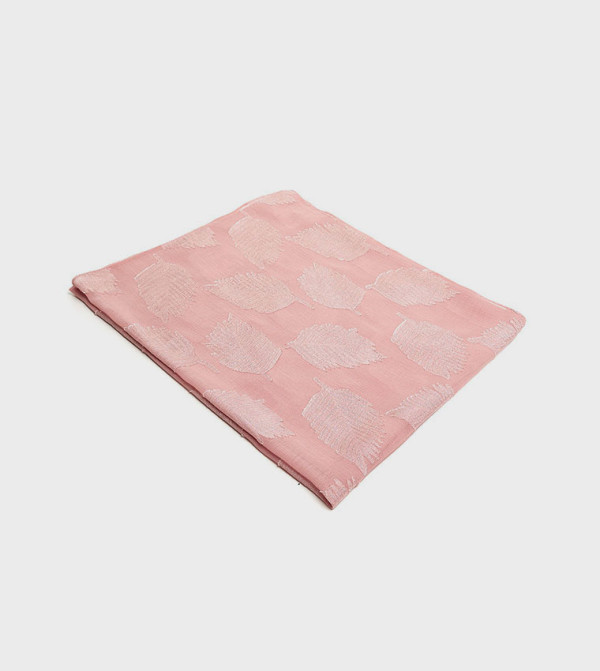 أر آند بي  أوشحة - وردي Woven Scarves