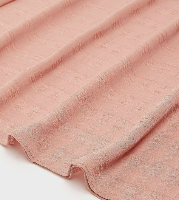 أر آند بي  أوشحة - وردي Woven Scarves