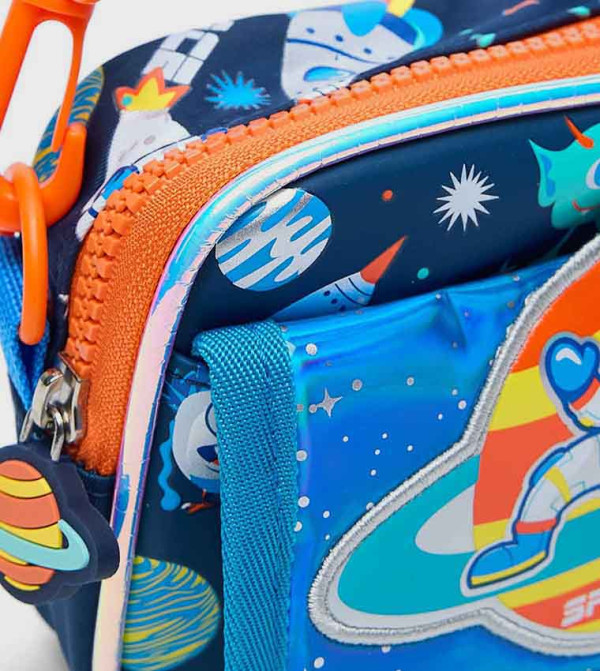 R&B character store - Blue Cross Body