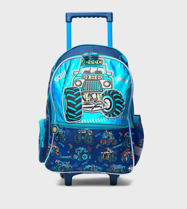 R&B  Bags - Blue Trolley Backpack
