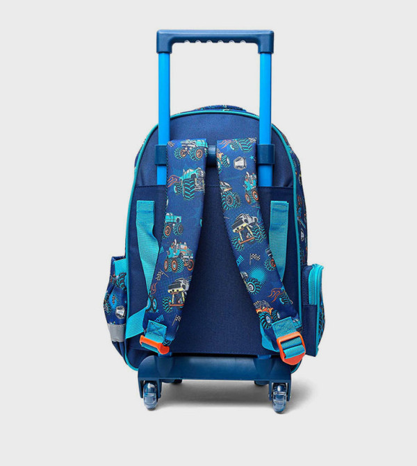 R&B  Bags - Blue Trolley Backpack