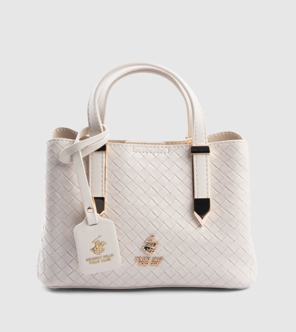 Beverly Hills Polo Club  - Off White Tote Bags