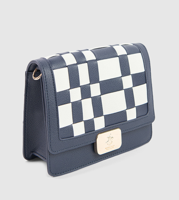 بيفرلي هيلز بولو كلوب  micro-checks - أبيض  Cross Body Bags