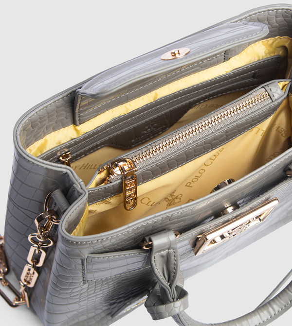 بيفرلي هيلز بولو كلوب بيفرلي هيلز بولو كلوب - رمادي Satchel Bags