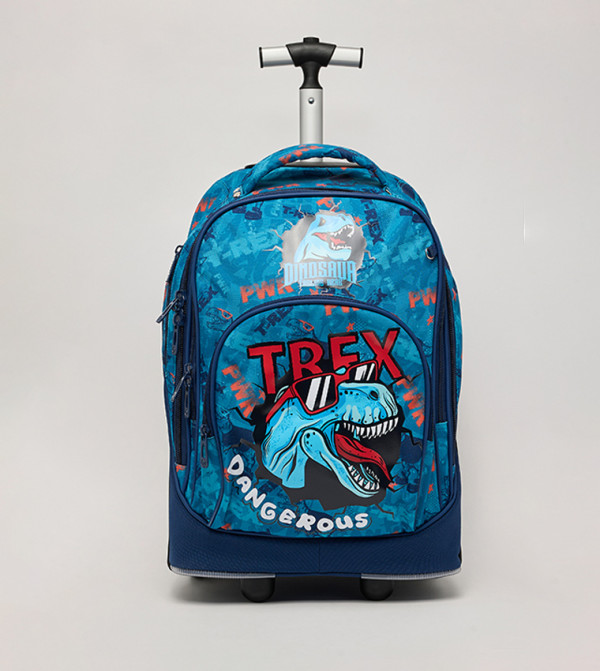 R&B  Trolley Backpack Set - Blue Trolley Backpack Set
