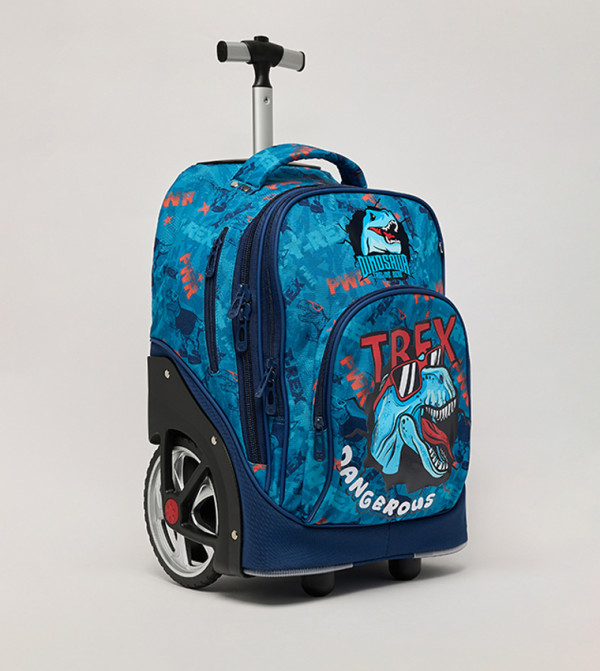 R&B  Trolley Backpack Set - Blue Trolley Backpack Set
