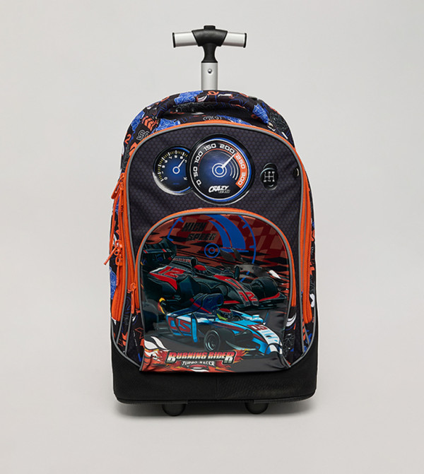 R&B  Trolley Backpack Set - BLACK Trolley Backpack Set