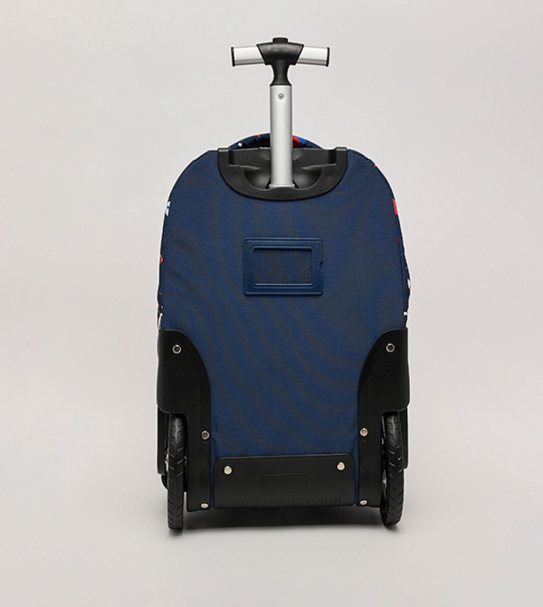 R&B  School Bags - Blue Trolley Backpack Set