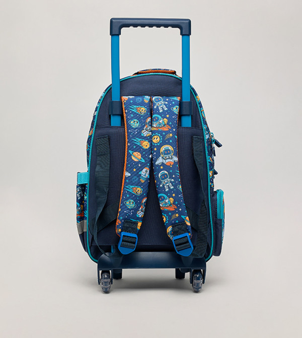 R&B  Trolley Backpack - Blue Trolley Backpack
