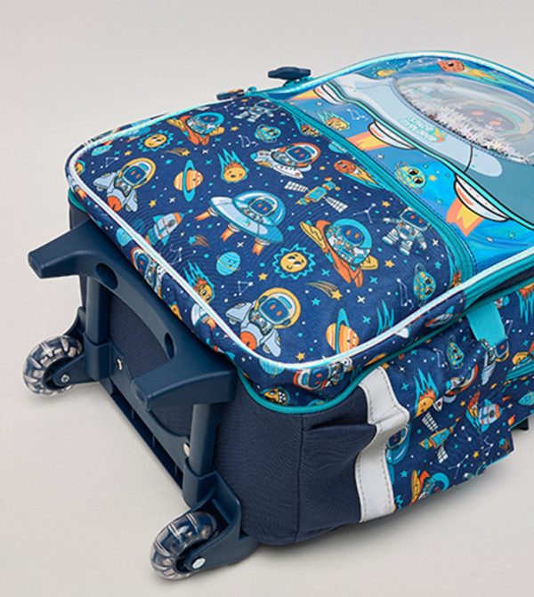 R&B  Trolley Backpack - Blue Trolley Backpack