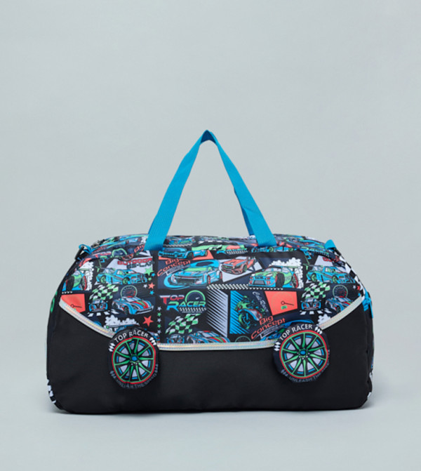 R&B  back-to-school-ready - Blue Duffel Bag