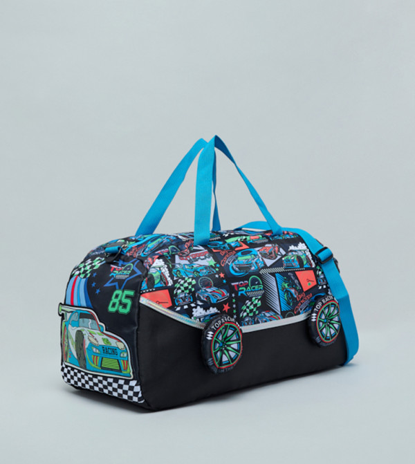 R&B  back-to-school-ready - Blue Duffel Bag