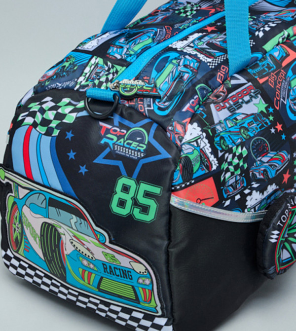 R&B  back-to-school-ready - Blue Duffel Bag