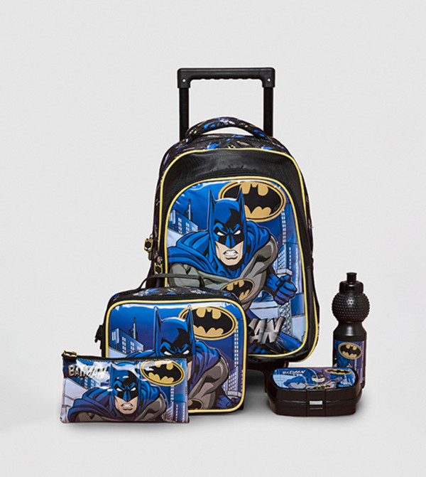 أر آند بي  back-to-school-ready - أزرق طقم حقائب ظهر بعجلات