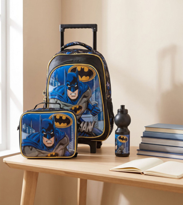أر آند بي  back-to-school-ready - أزرق طقم حقائب ظهر بعجلات