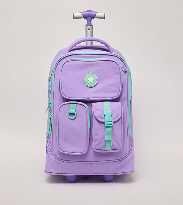 R&B  Trolley Backpack - Purple Trolley Backpack