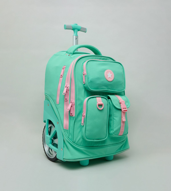 R&B  Trolley Backpack - Green Trolley Backpack