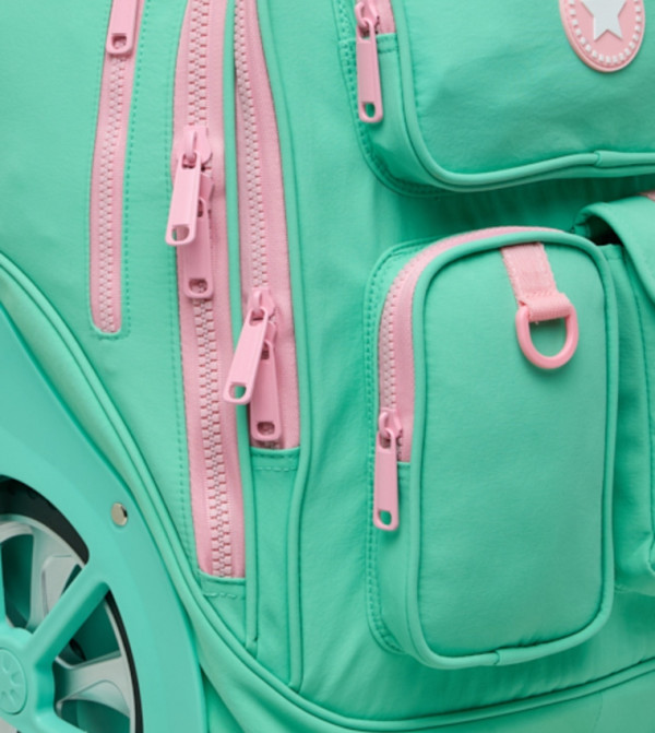R&B  Trolley Backpack - Green Trolley Backpack