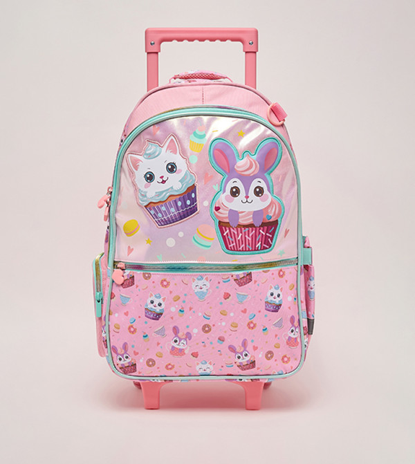 R&B  Trolley Backpack - Pink Trolley Backpack